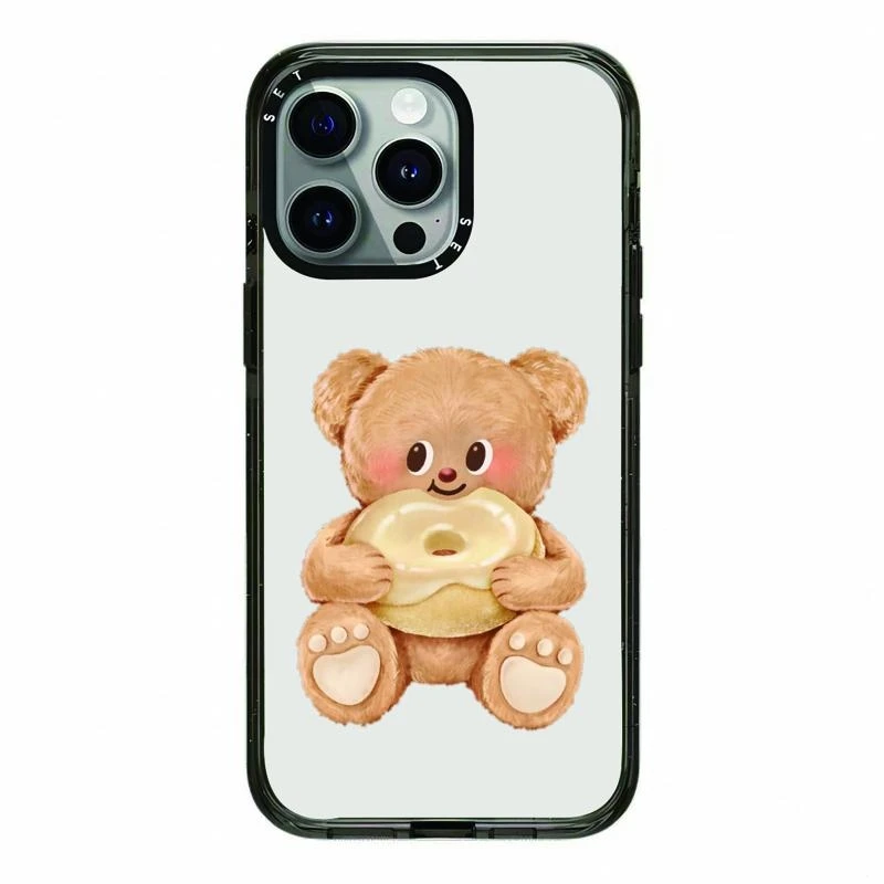 [黑框亚克力网格2.0]CAS高板适用于苹果15promax防摔手机壳新款