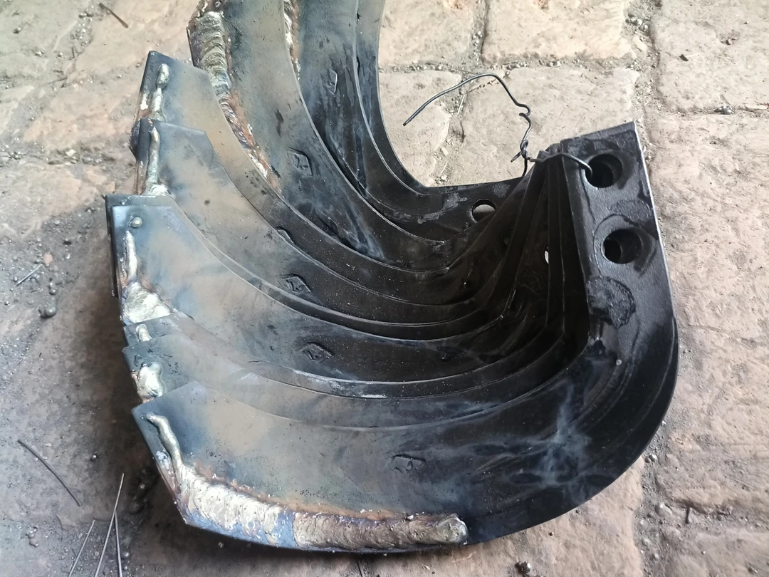 双孔皖旋旋耕机，刀柄3公分耐磨旋耕刀245型号60片