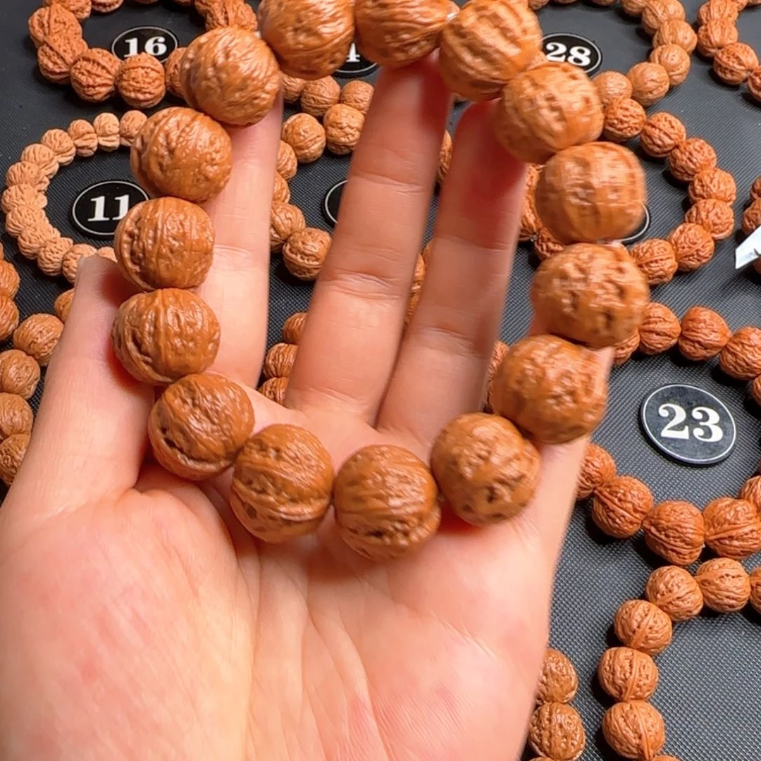 今***.文玩核桃手串八棱元宝