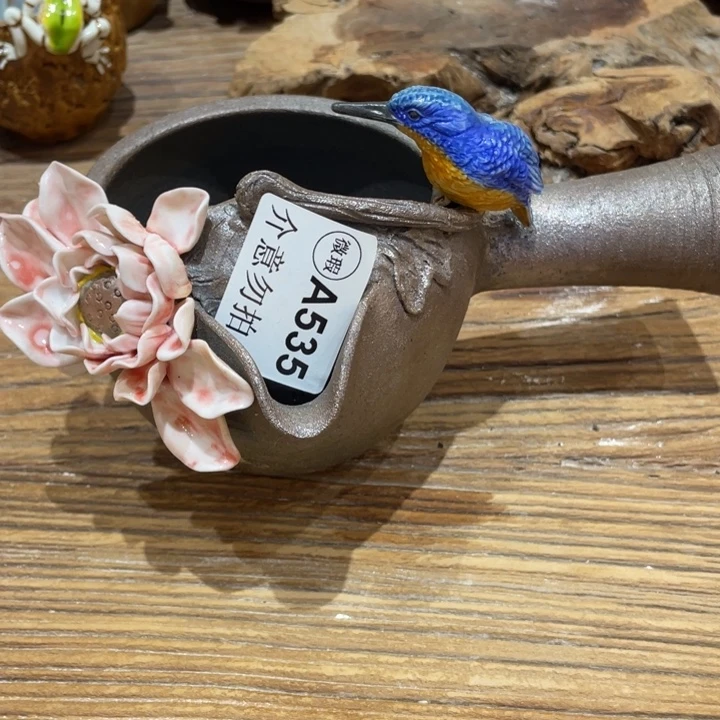 手工制作陶瓷茶具茶杯青蛙