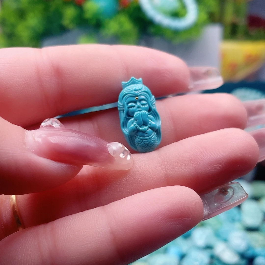 绿松石未镶嵌吊坠(不含链)