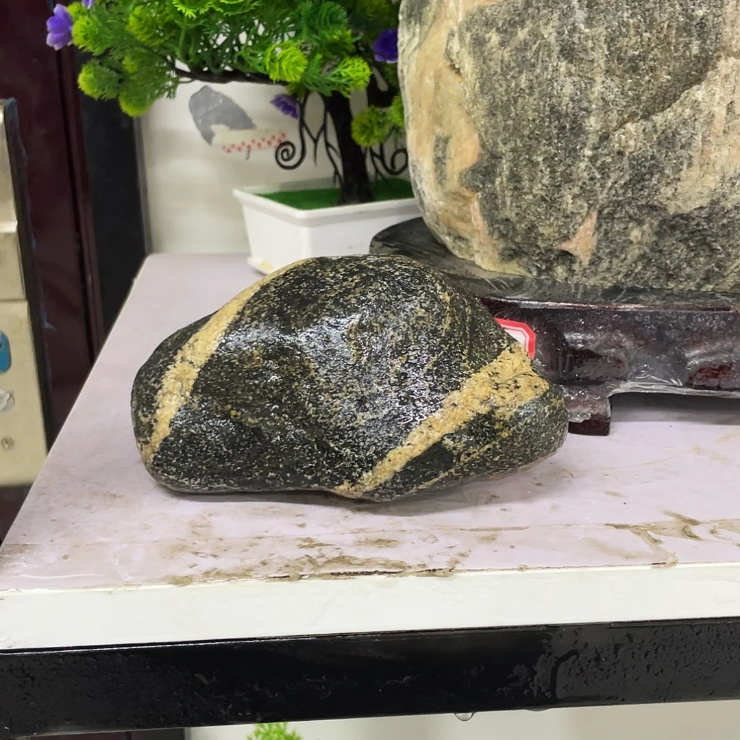 *****石材靠山石平安石摆件