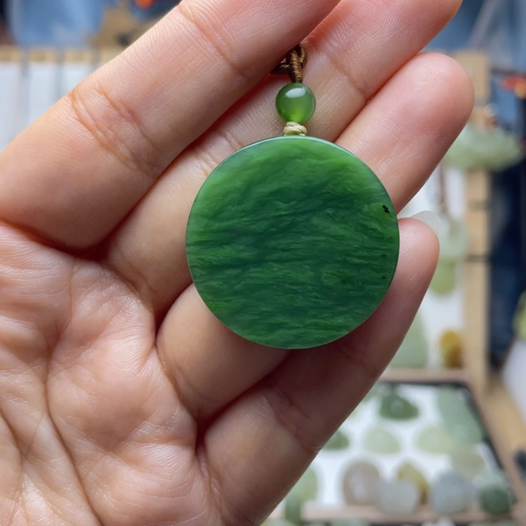 和田玉未镶嵌吊坠(不含链)