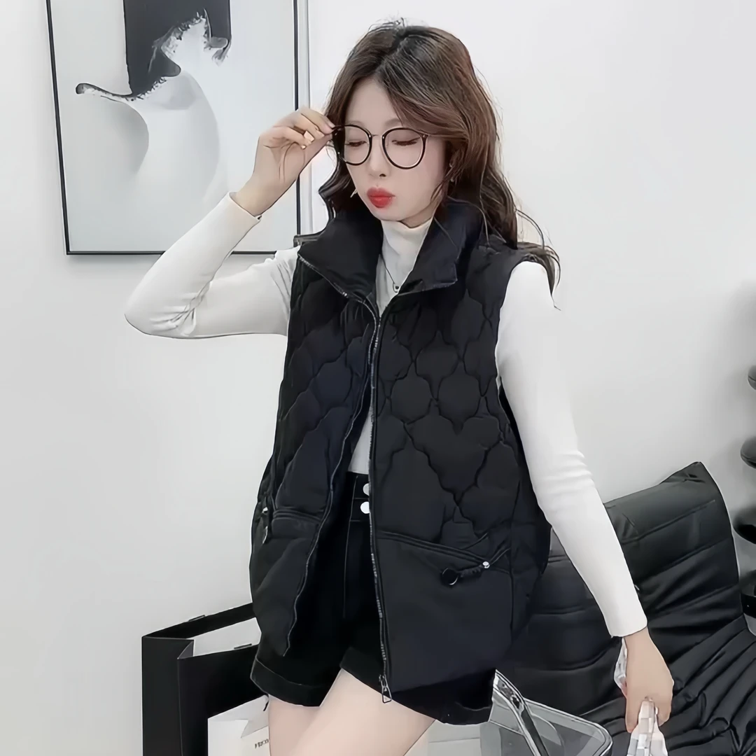 【亏本清仓】中国结纽扣黑色马甲809