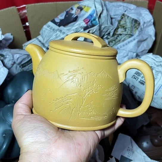 手工制作宜兴紫砂壶