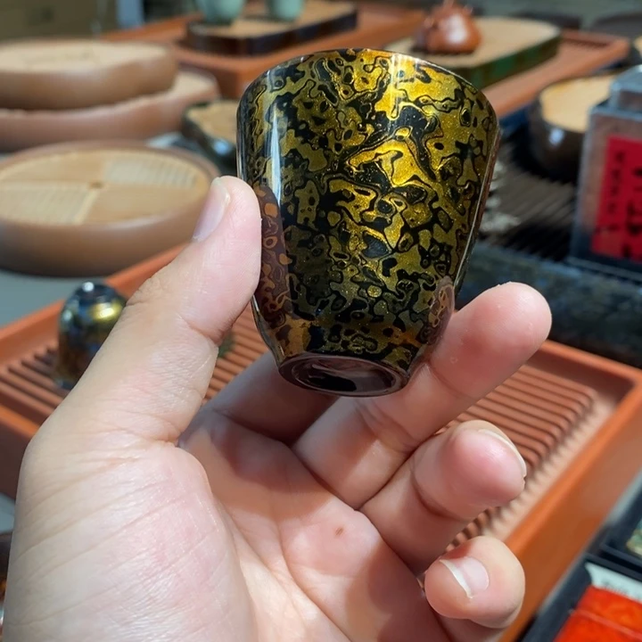 非遗大漆白瓷杯（直口）