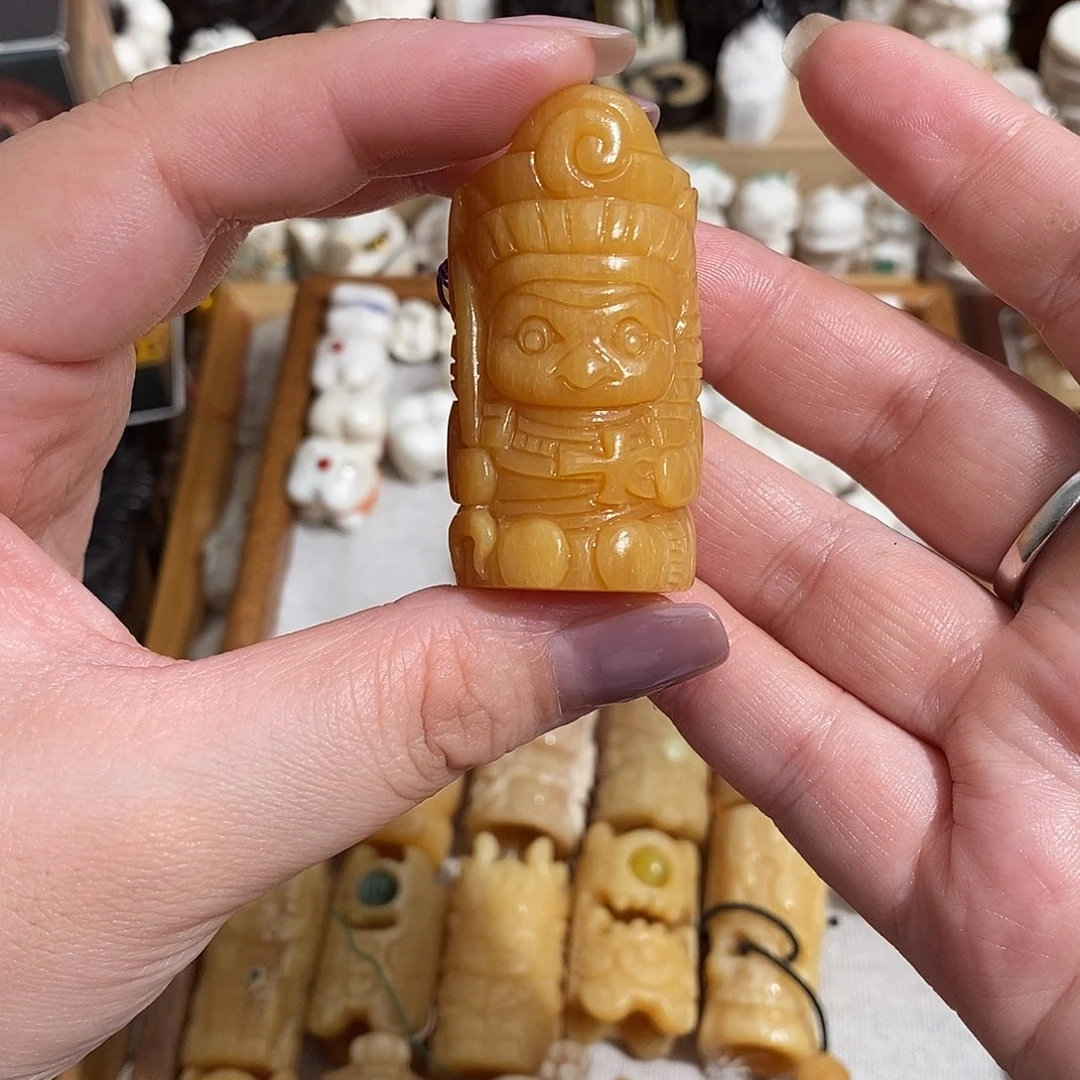 鹿骨把件M28荷鲁斯骨笛26:6不退换