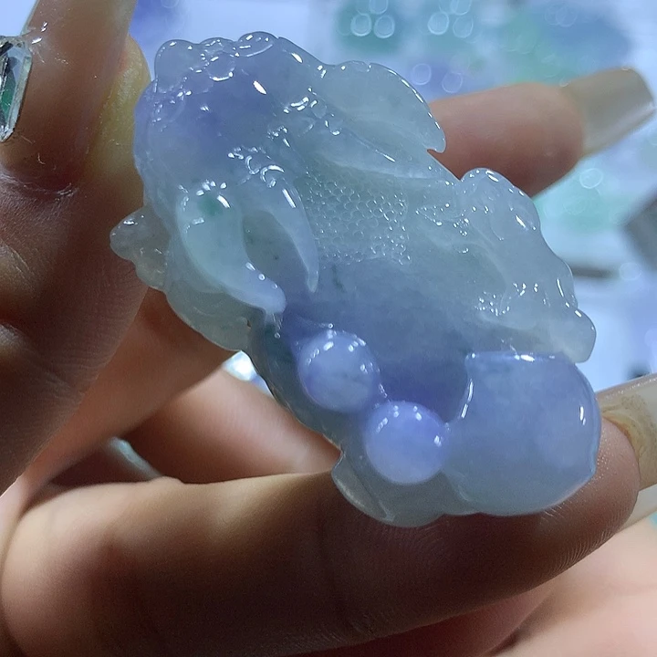 翡翠未镶嵌颈饰天然翡翠A货吊坠