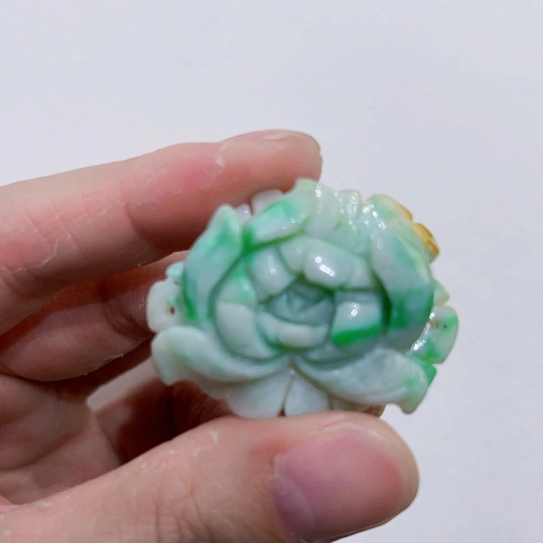 翡翠未镶嵌吊坠(赠链)代编织