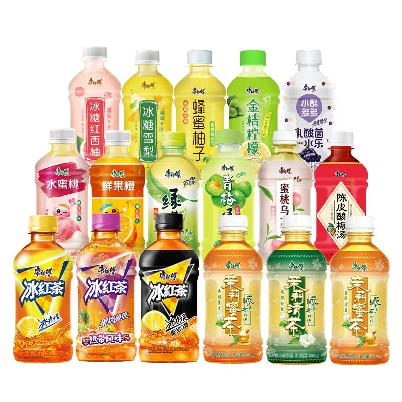 康师傅混合饮料330ml*12瓶迷你冰红茶绿茶蜜茶清茶橙桃小饮料