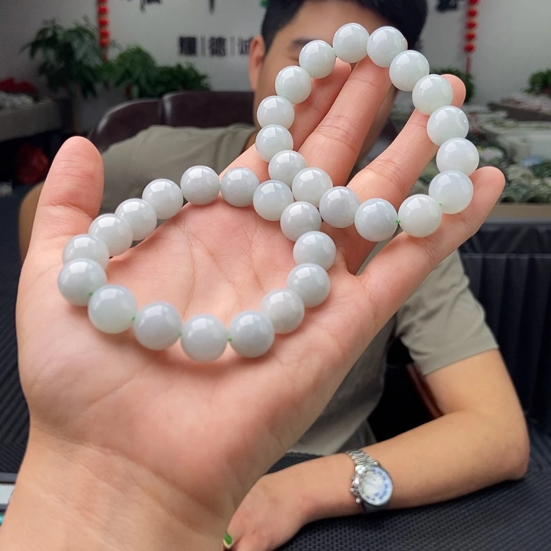 翡翠未镶嵌颈饰手串 颜色多样性发拍一发一