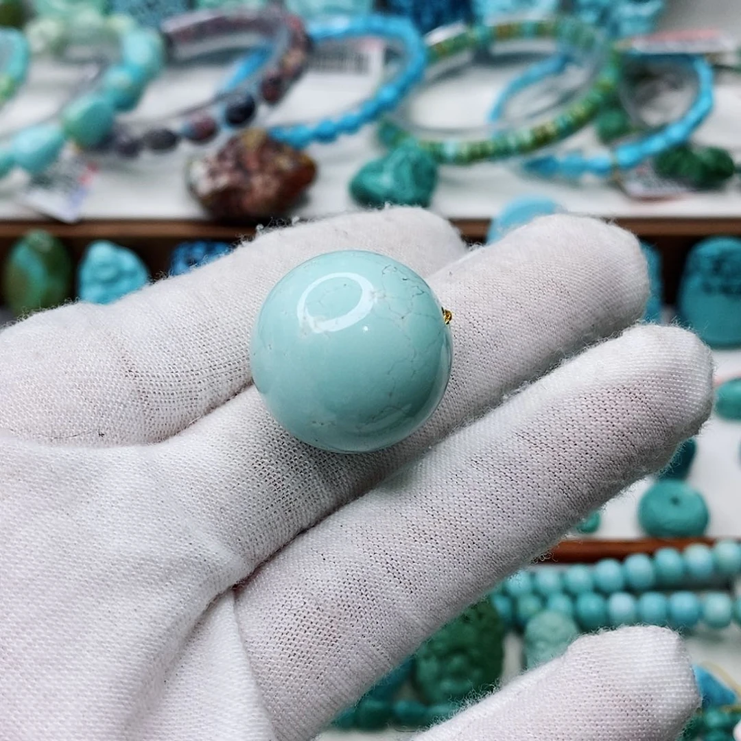 绿松石珠宝奇石未镶嵌