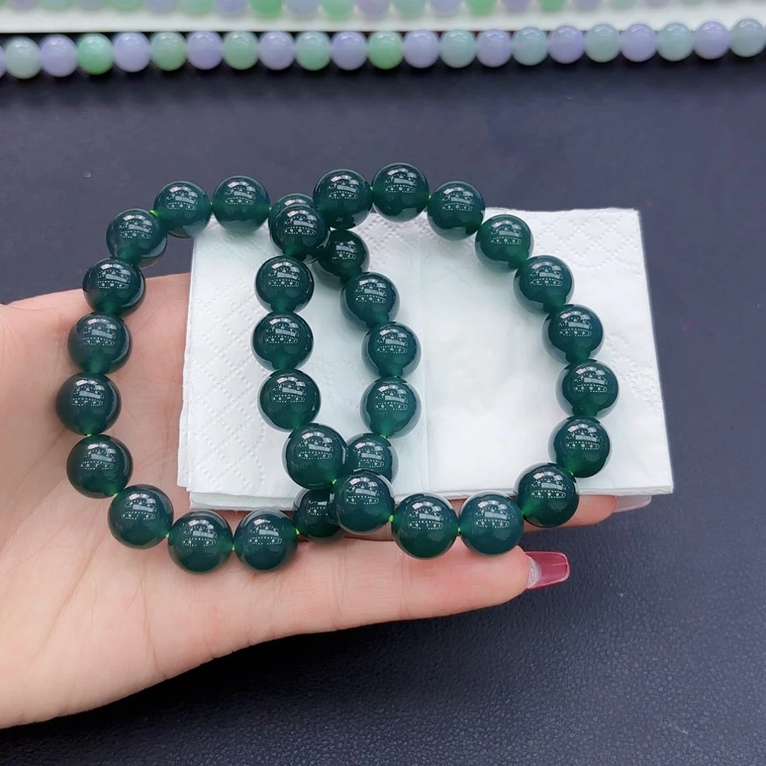 翡翠手串未镶嵌手串多样性发其一