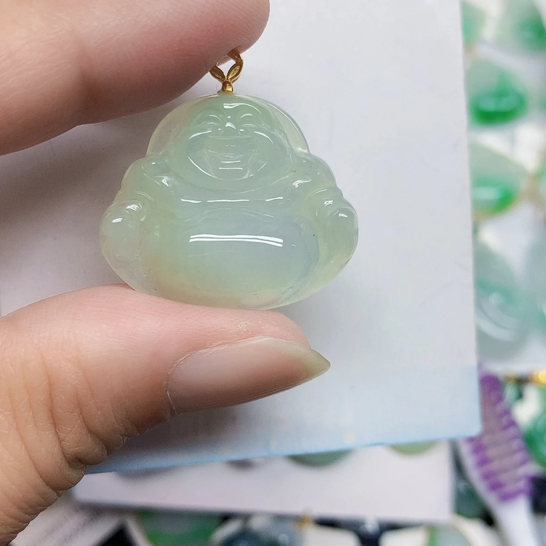 颈饰未镶嵌翡翠佛公