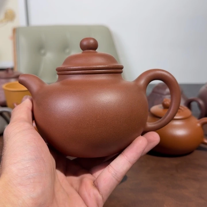 紫砂茶壶大亨掇球