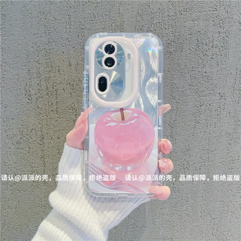 （OPPOReno系列）羽纱奶油壳适用Reno14/13/12/11/10/9/8/7手机壳