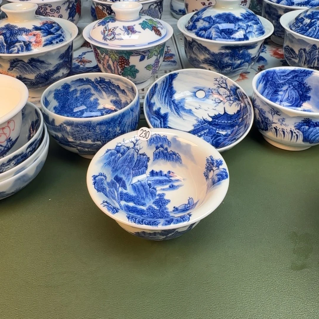 陶纯手工纯手绘茶具230