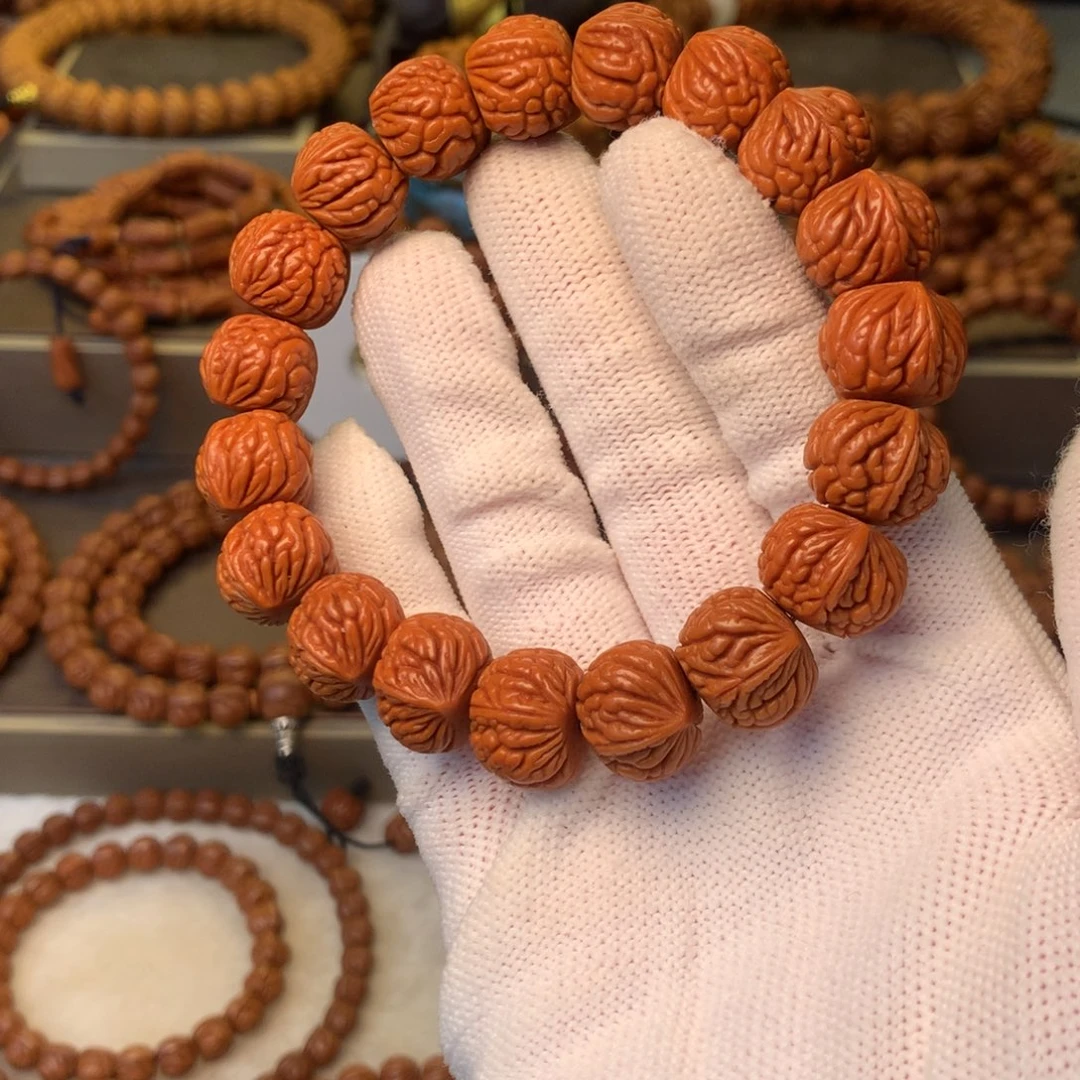 手串桃核秦岭龙纹