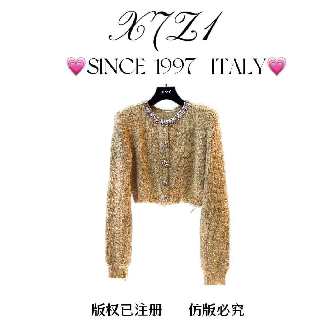 保暖提花常规针织常规款女毛衣小香风时尚设计感网红