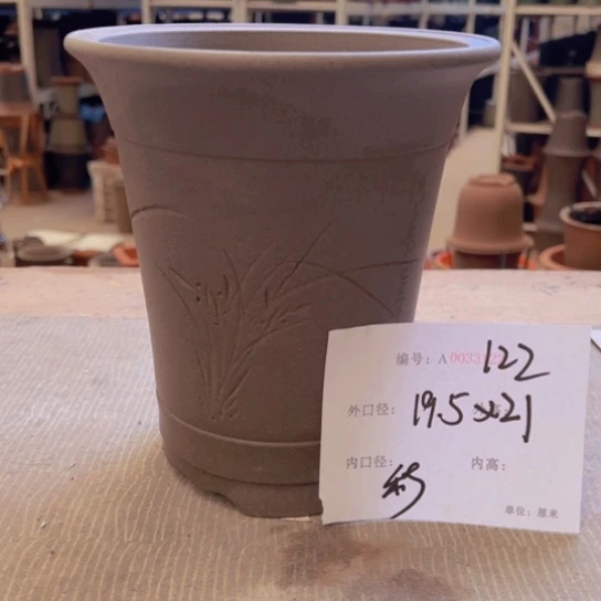 紫砂花盆紫紫砂盆