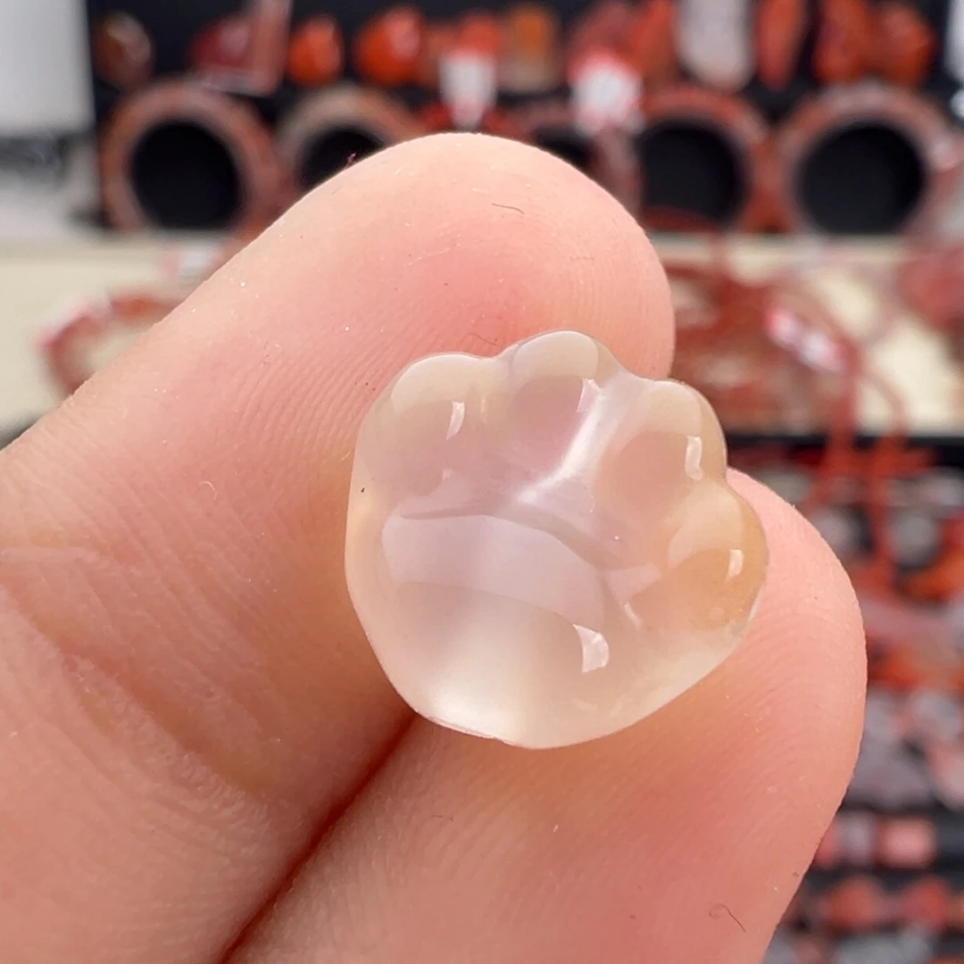 南红玛瑙未镶嵌颈饰猫爪