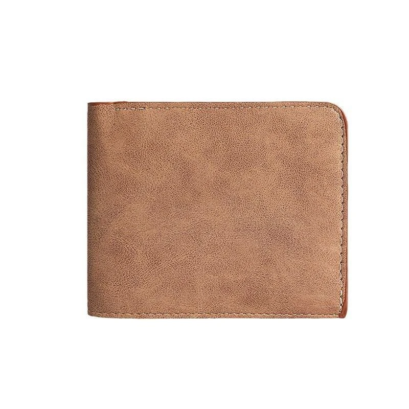 超薄复古卡包钱包男一体皮夹钱夹轻薄简约大容量多卡位皮夹子学