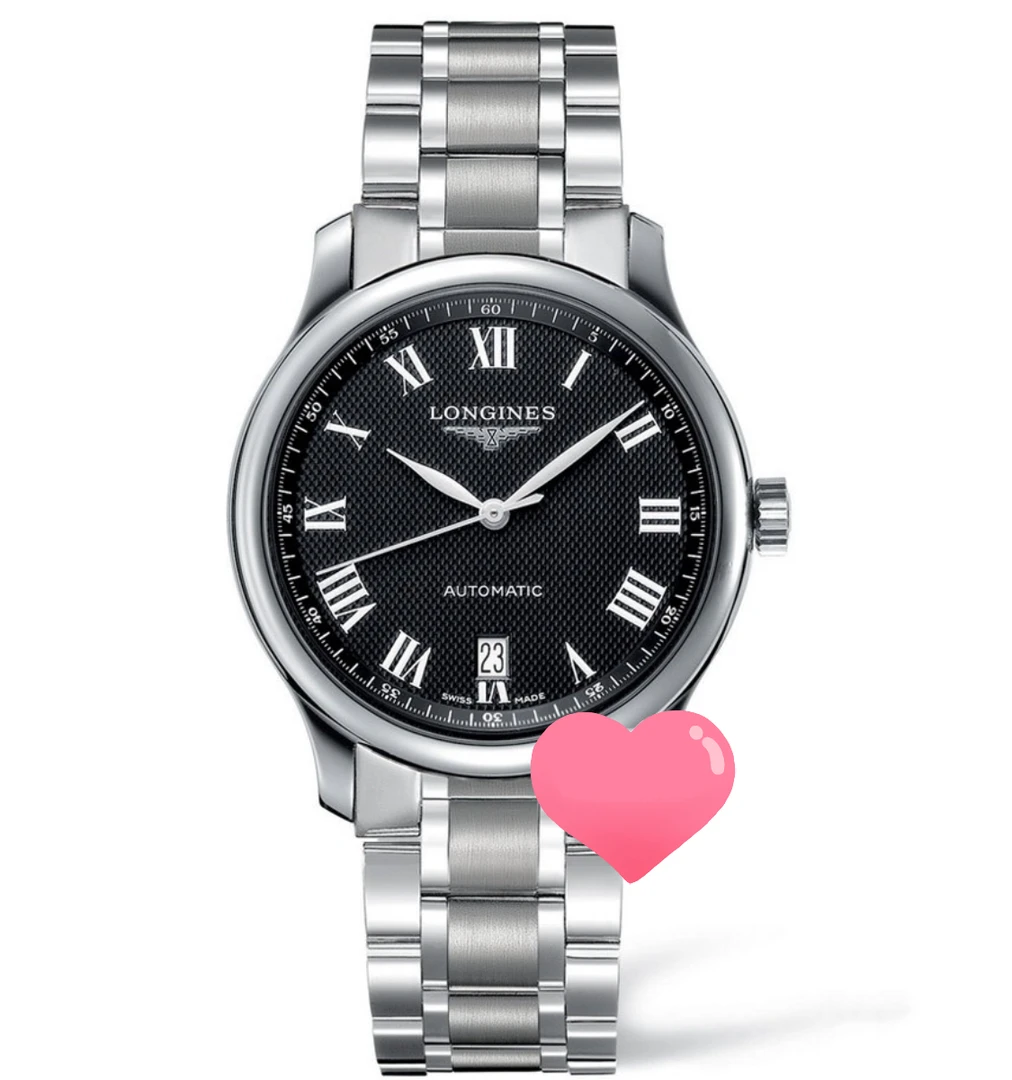 99新 Longines/浪琴 /名匠628/黑盘钢带款/表径38.5/自动机械