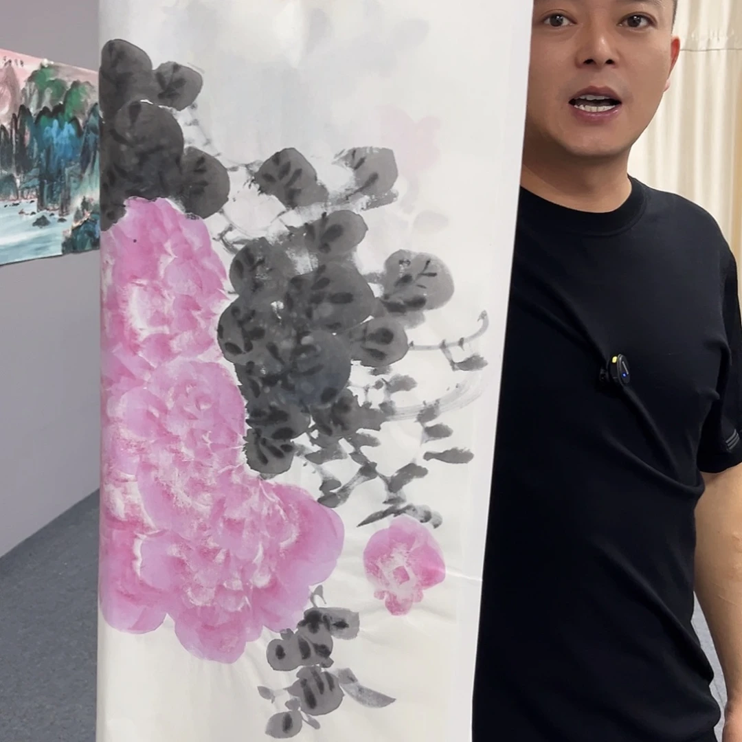 国画国画老师手绘作品