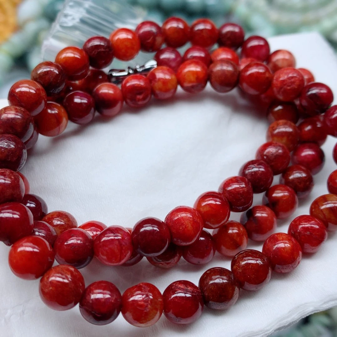 翡翠颈饰未镶嵌手串