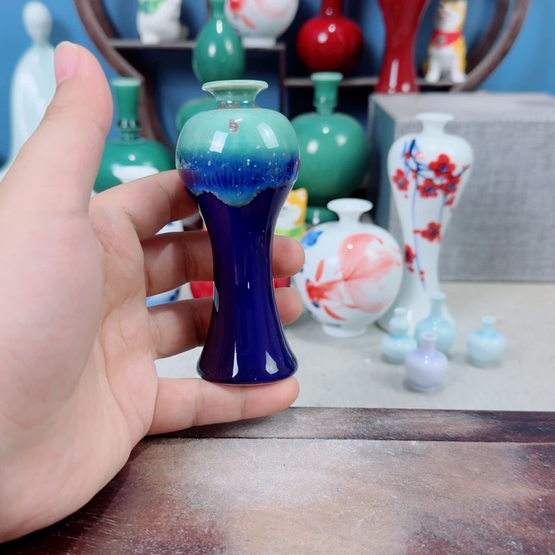 陶瓷手工小花器摆件