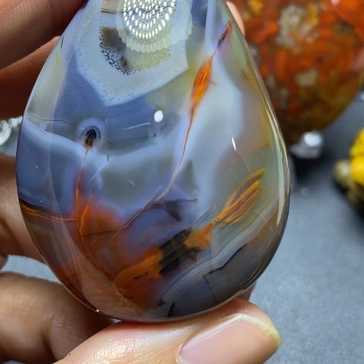 玛瑙/玉髓颈饰未镶嵌不****了