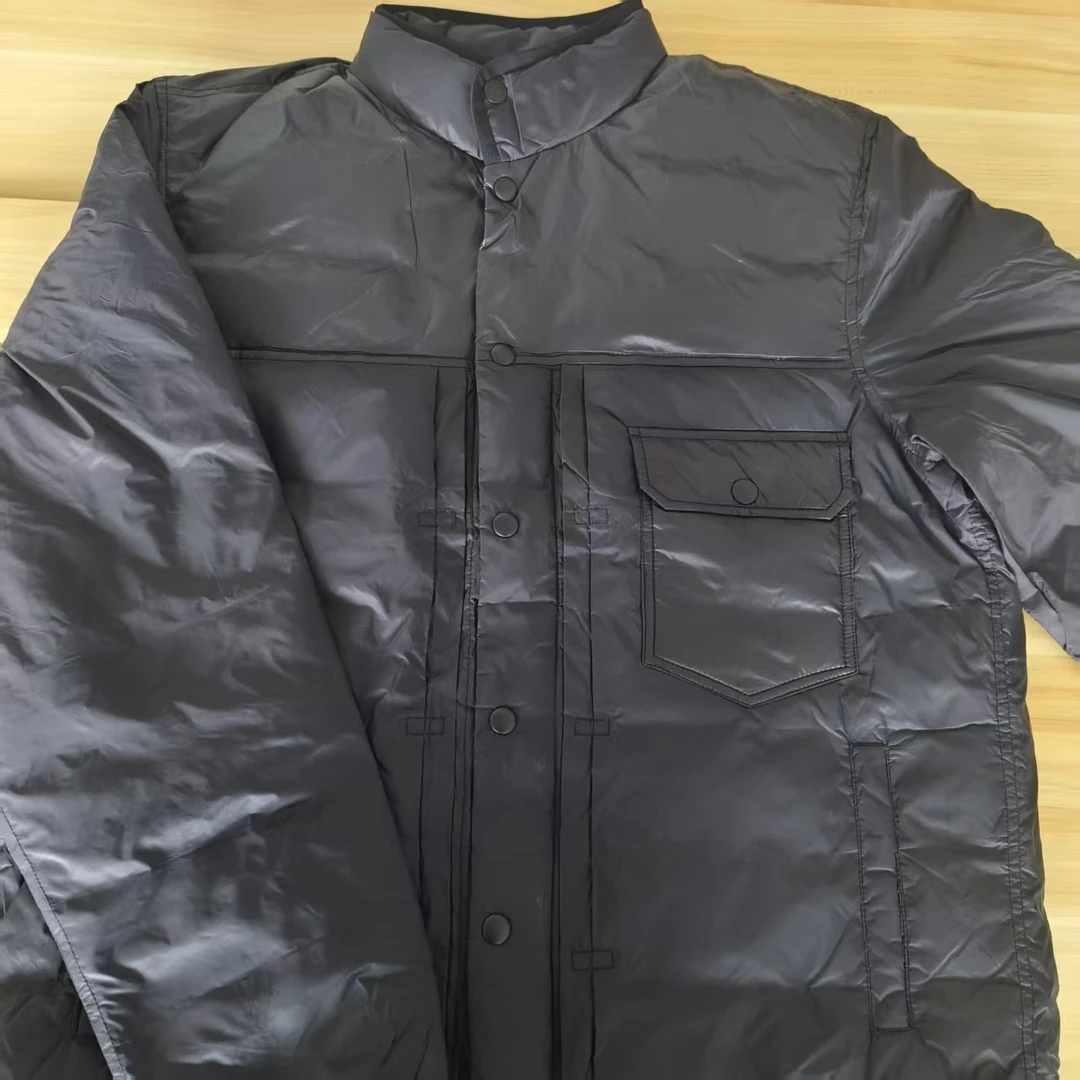 M秋冬款立领纯色薄羽 轻便羽绒服