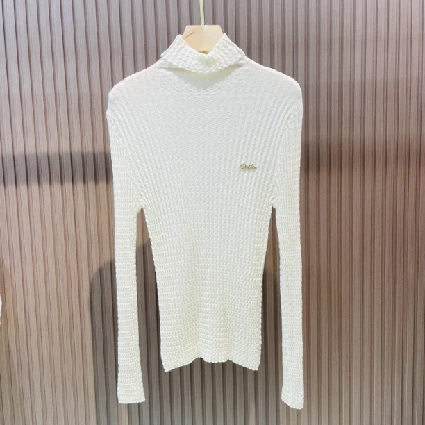 2083华夫格泡泡坑纹羊毛打底毛衣