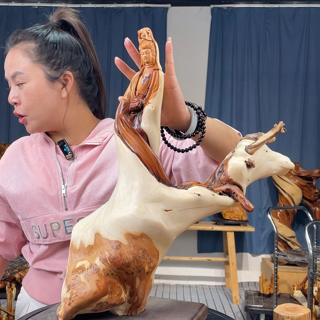 柏木（崖柏）随型摆件