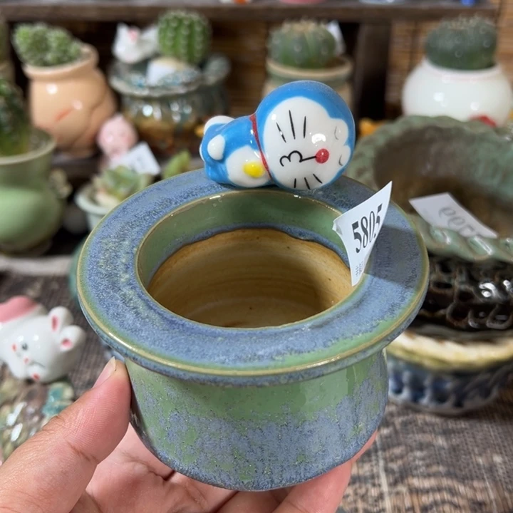 口6 手工花盆满30包邮