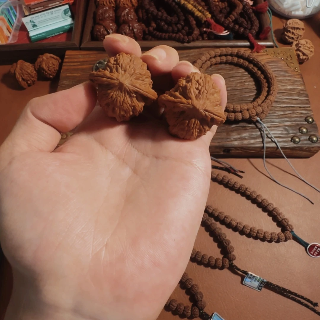 把件文玩核桃全品对歪磨盘狮子头36