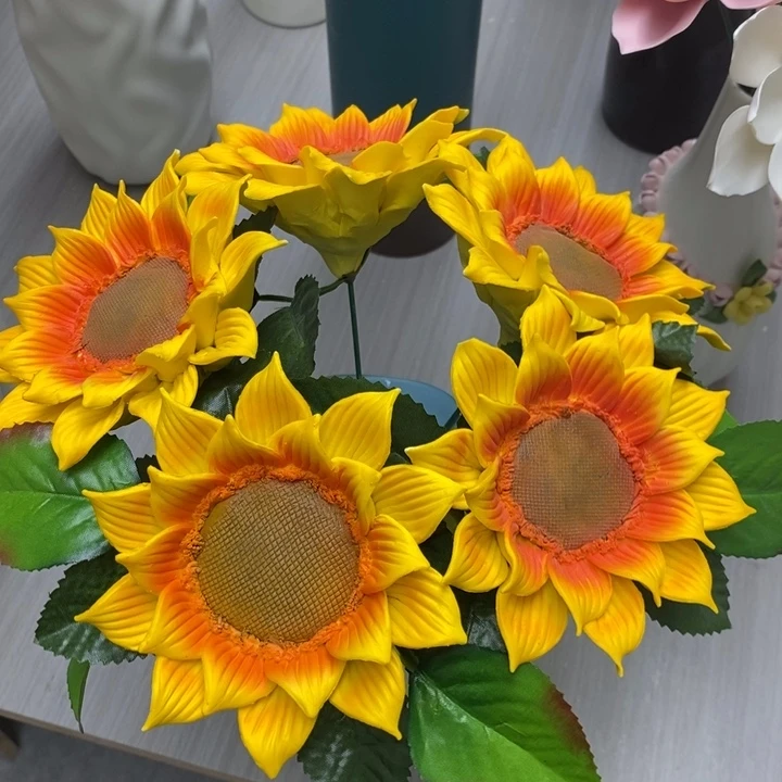 陶瓷陶瓷材料4朵组合