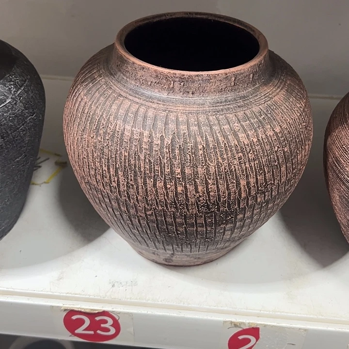 粗陶盆默认打孔高20口11