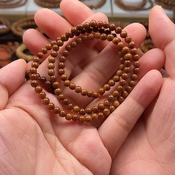 手串库克0.4圆珠多圈114颗