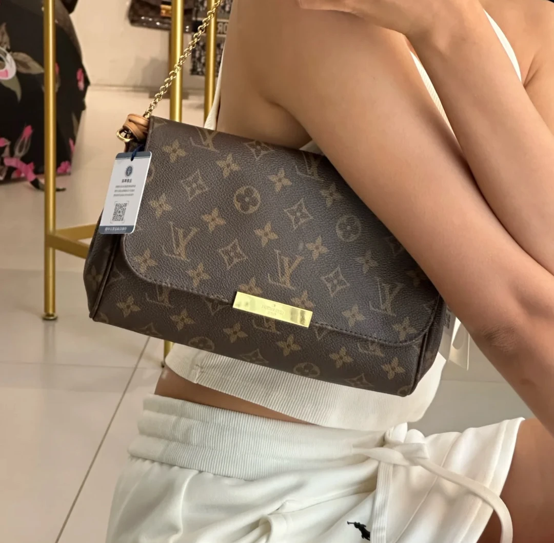 99新 LV 大吉中古3/LV老花挚爱大号单肩斜挎包