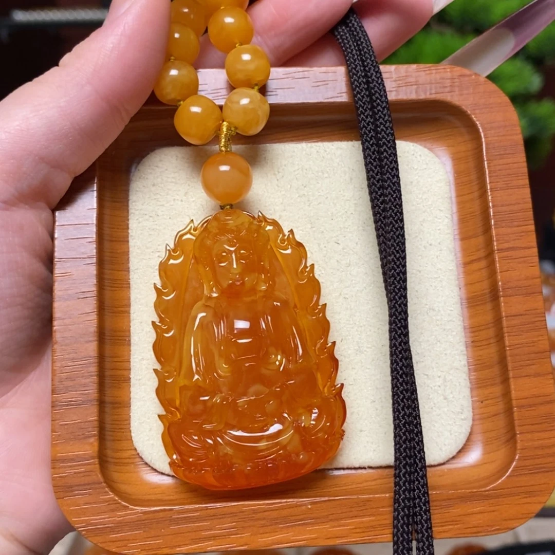 【闪购商品】蜜蜡颈饰未镶嵌项链