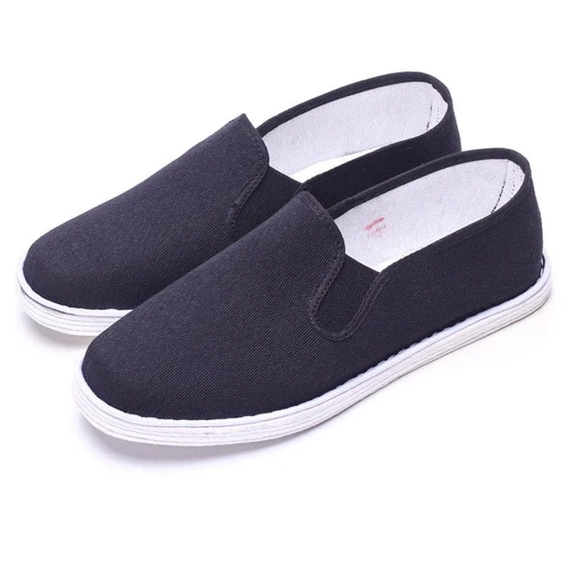 沂蒙健民超纤皮布底手工千层底休闲传统男士鞋舒适夏季透气