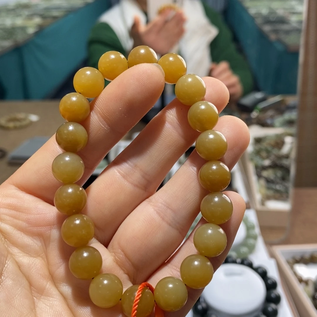 和田玉未镶嵌手链110