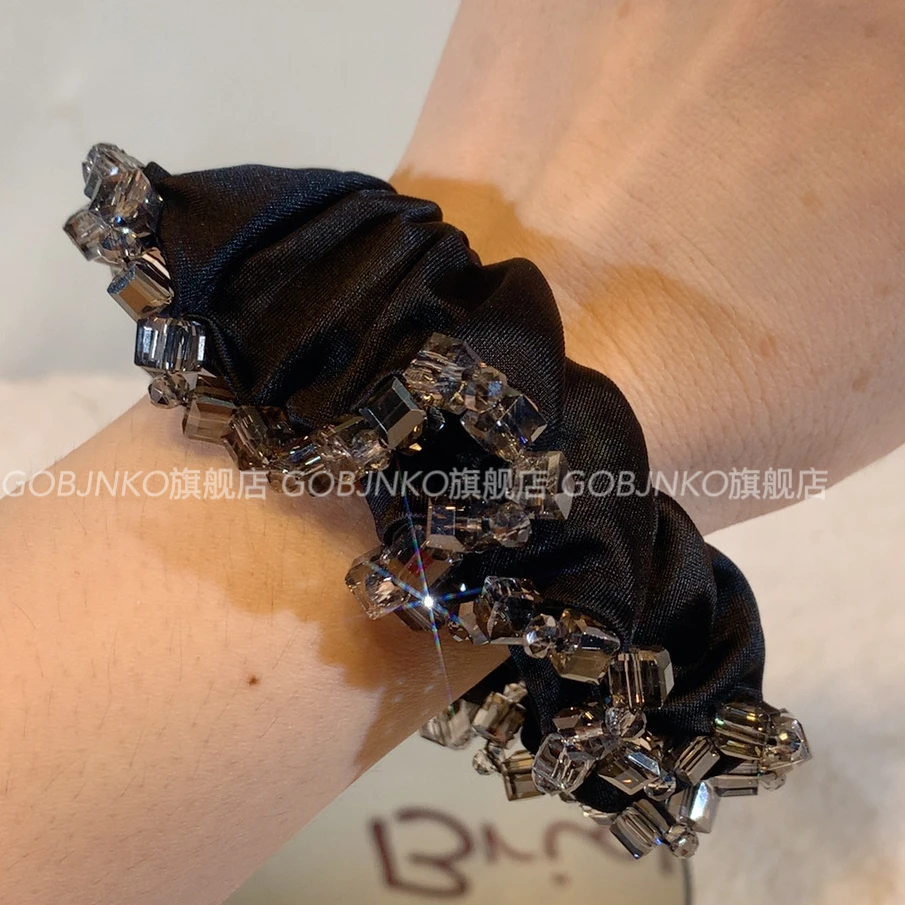 GOBJNKO轻职风甜美风波西米亚风发圈发绳小众气质设计感优雅复古