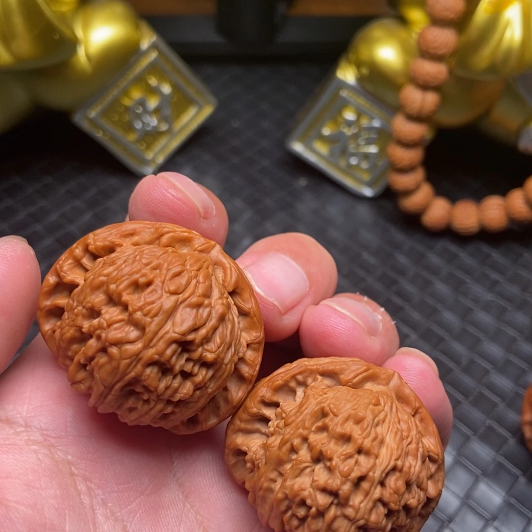 桃核把件¹**⁴直播间精品白狮子