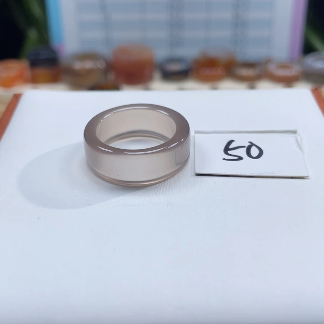 玛瑙/玉髓未镶嵌戒指Z18.3港18