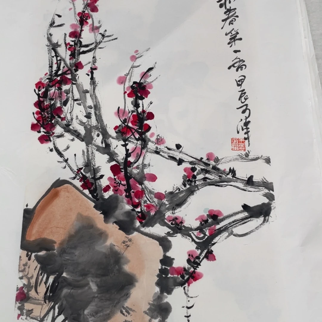 国画胡小春老师绘画