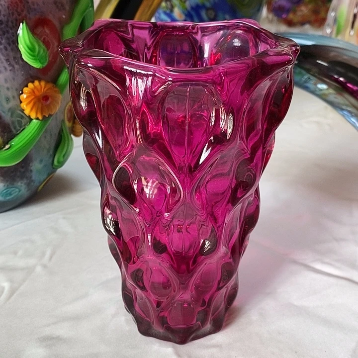 高度18厘米水晶花瓶