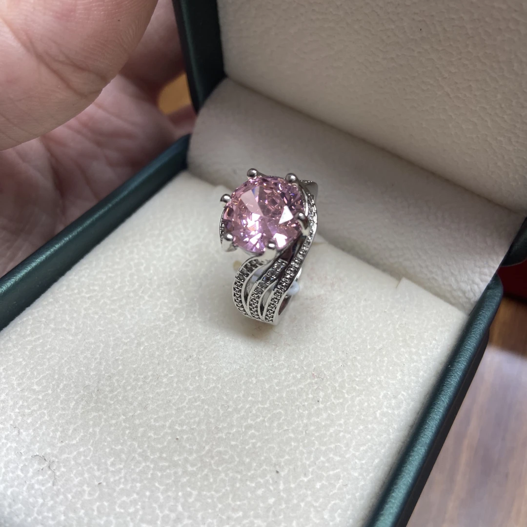 合金珐琅戒指 亮点时尚饰品百搭款精美轻奢简约纽币戒指 A007