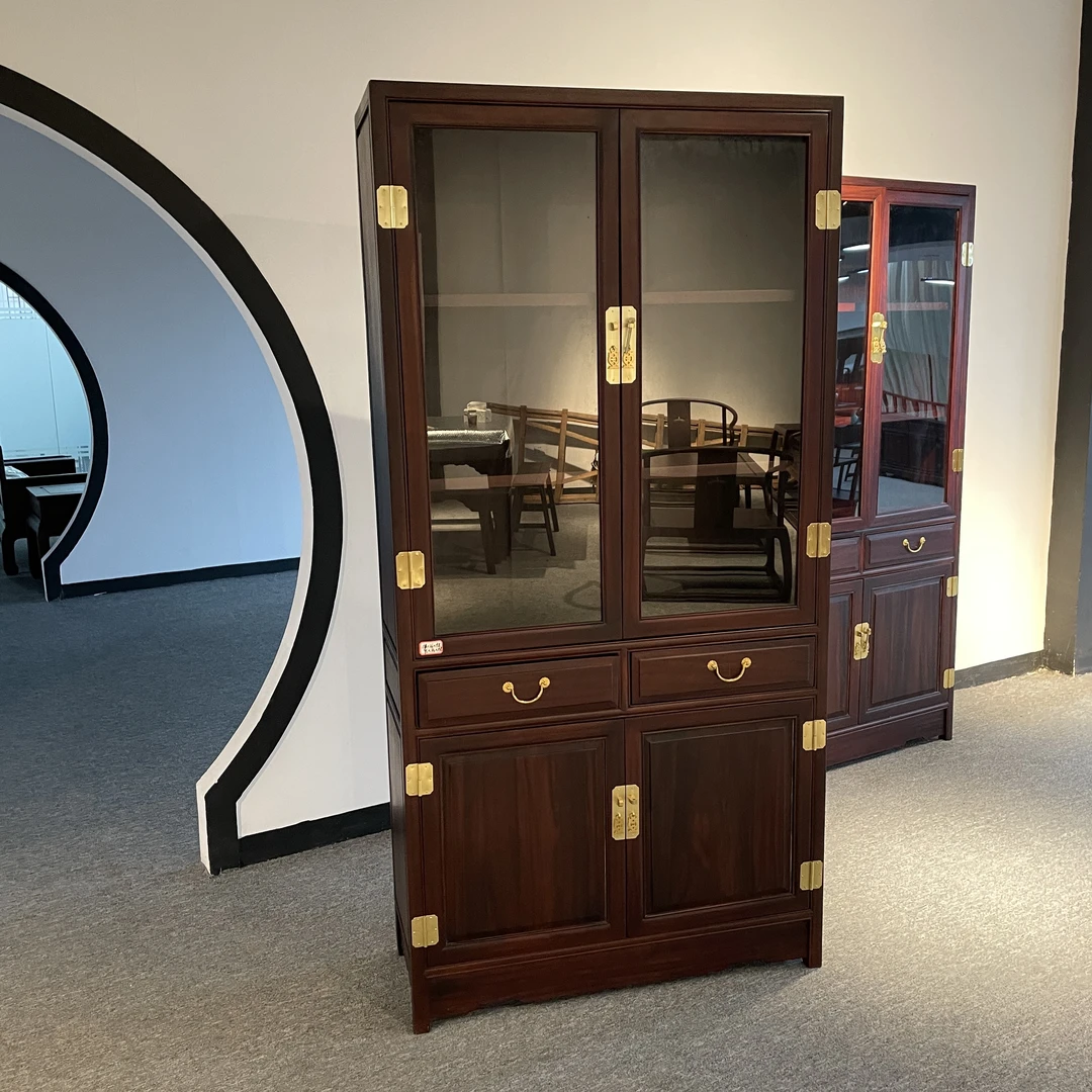 素面书柜家用一面墙客厅落地办公室公司家用展示书架双门隔断